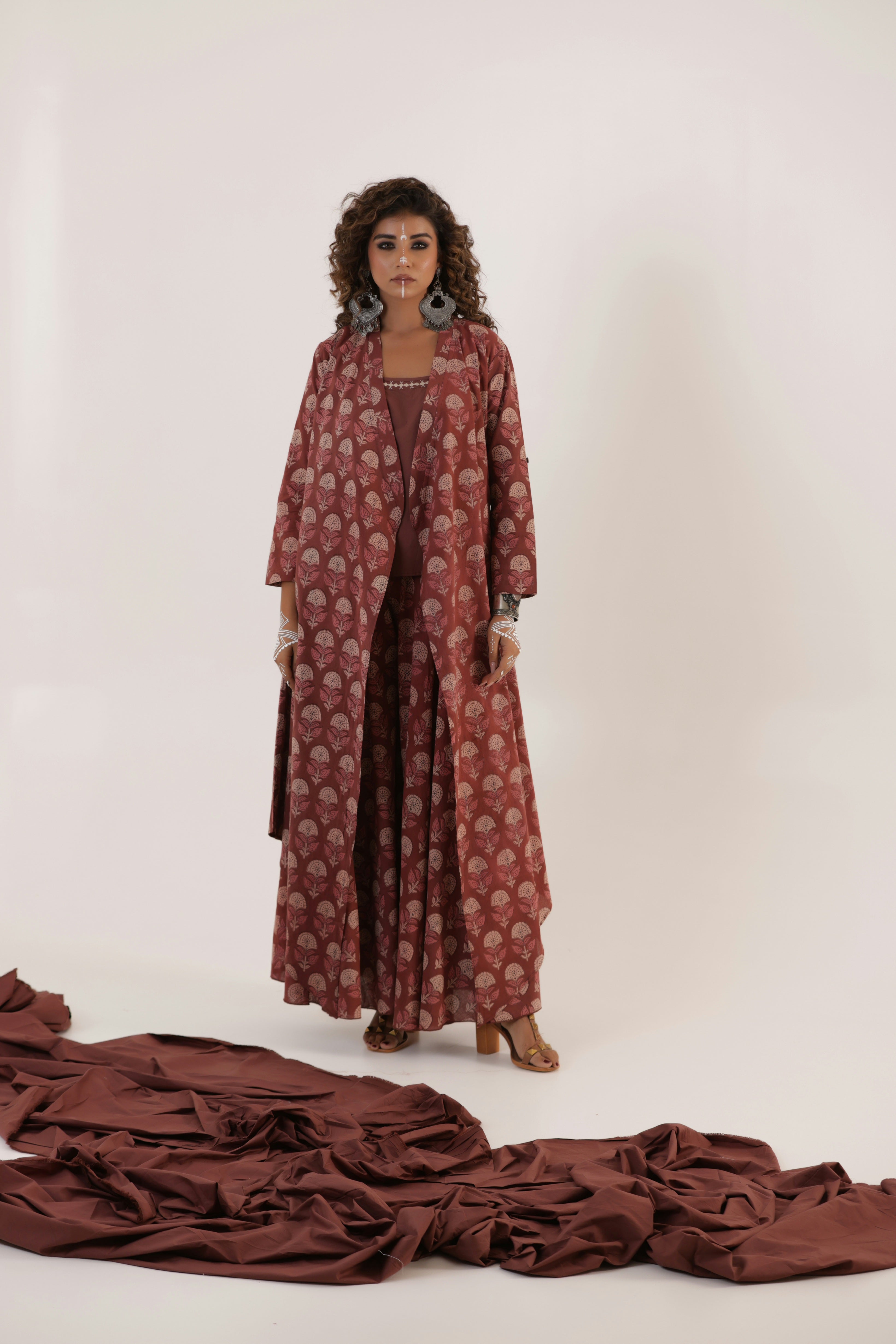 Mehka- Top, Cape and Elephant Pants Set of three