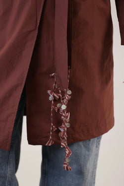 Dhara- Solid Colour Trench Coat