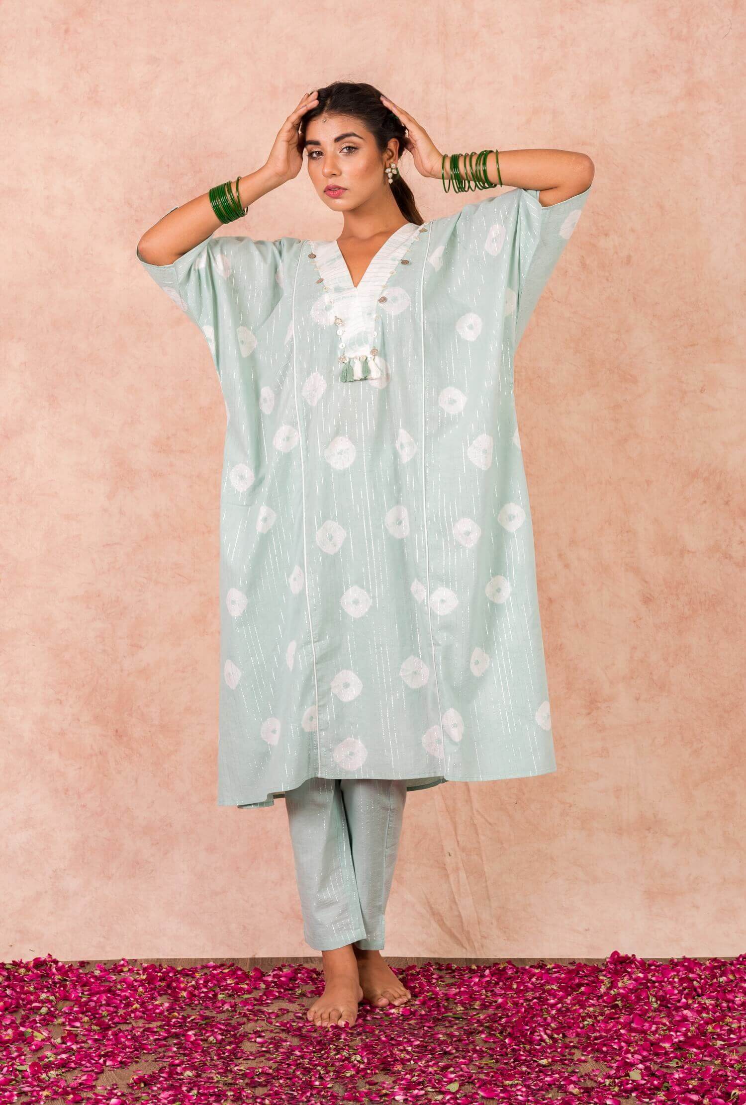 Boxy fit kurta with Pants - Set of Two