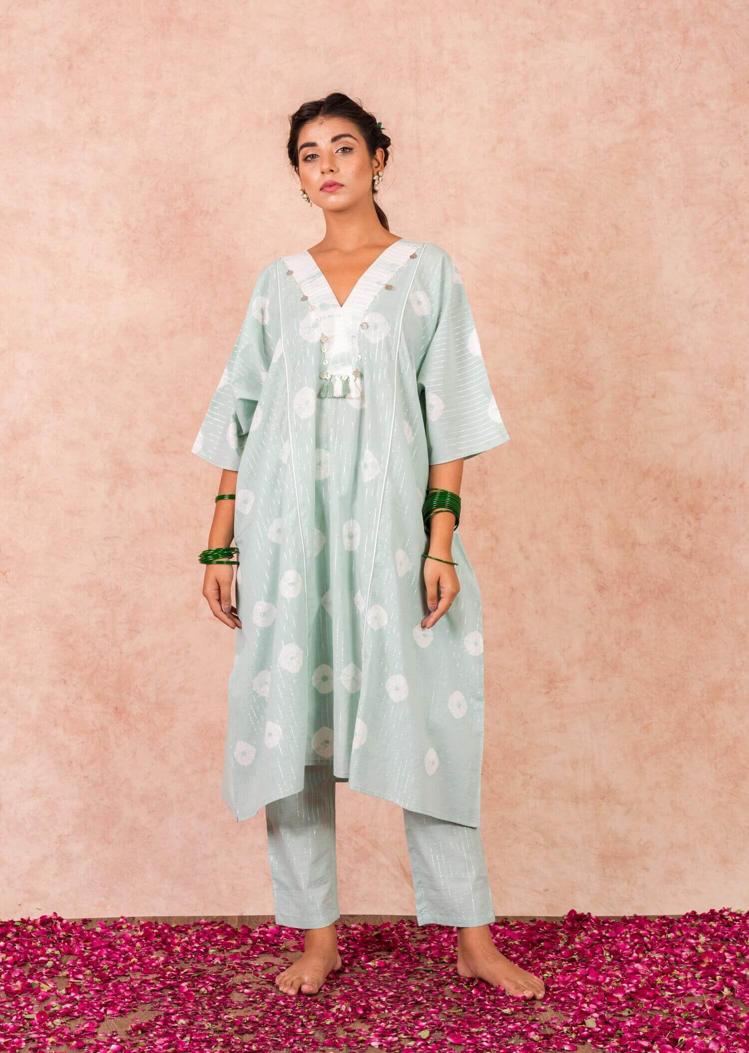 Boxy fit kurta with Pants - Set of Two