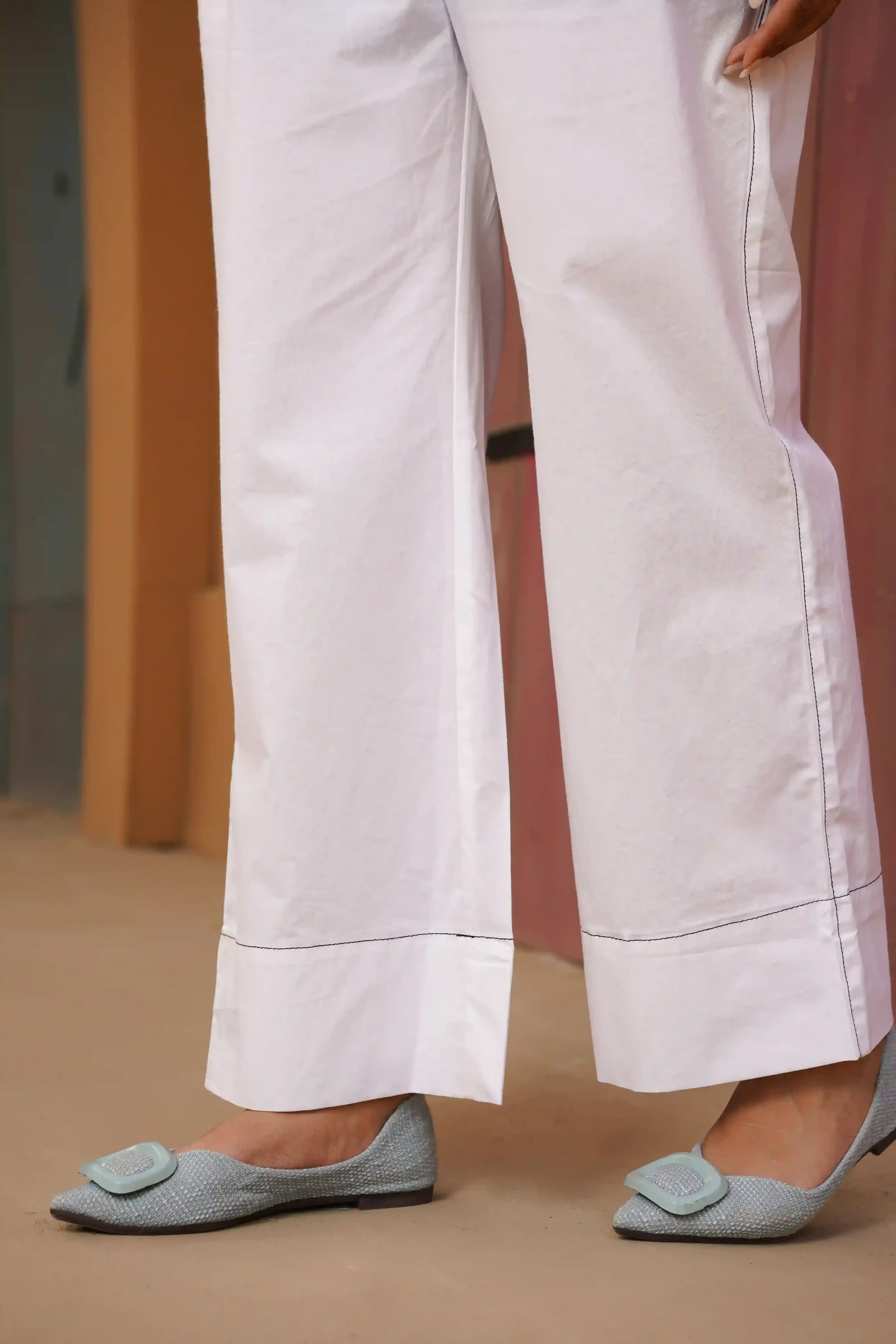 Nayra Co-ord Set (Blue and White)