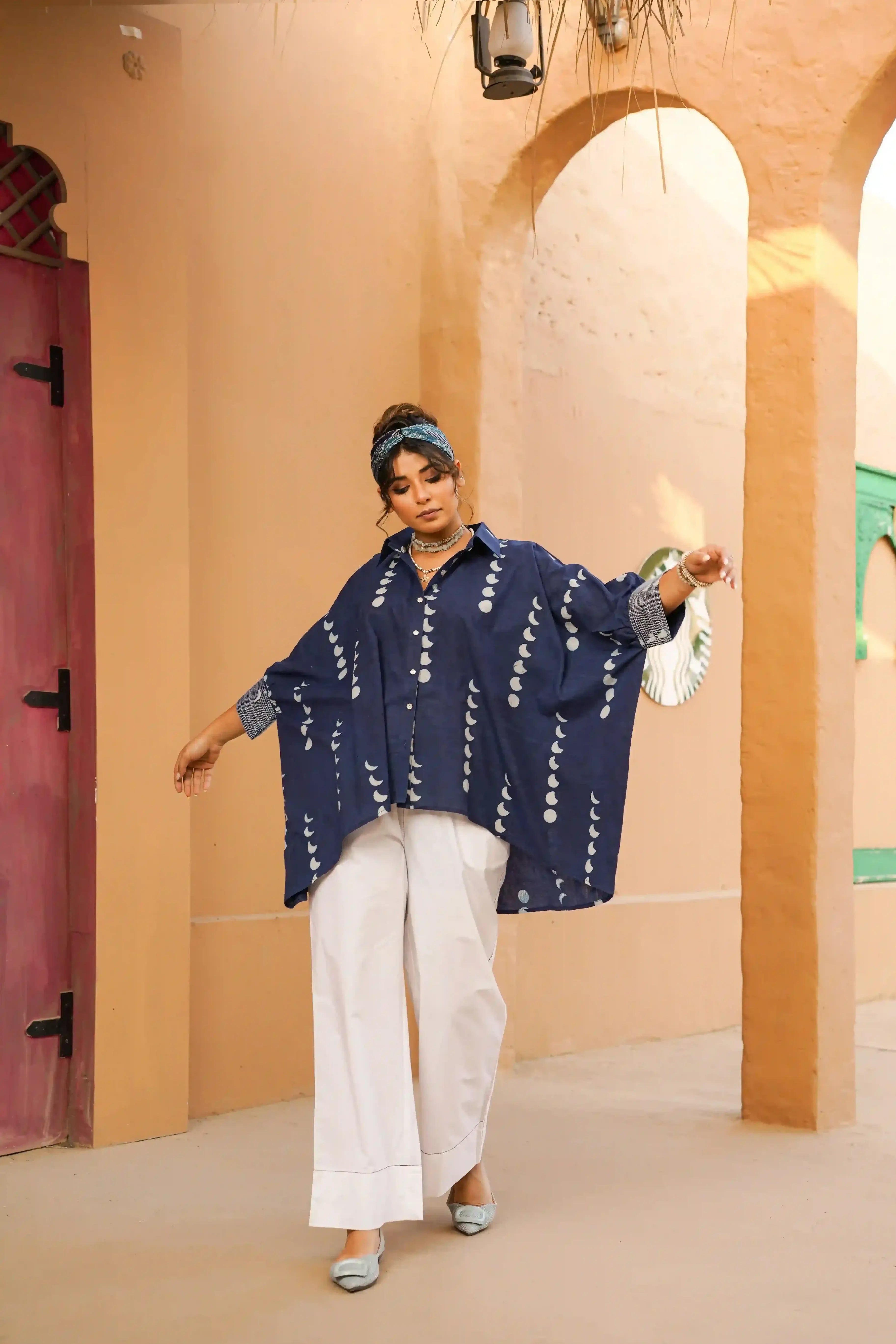 Layl Co-ord Set of Two (Indigo Blue)