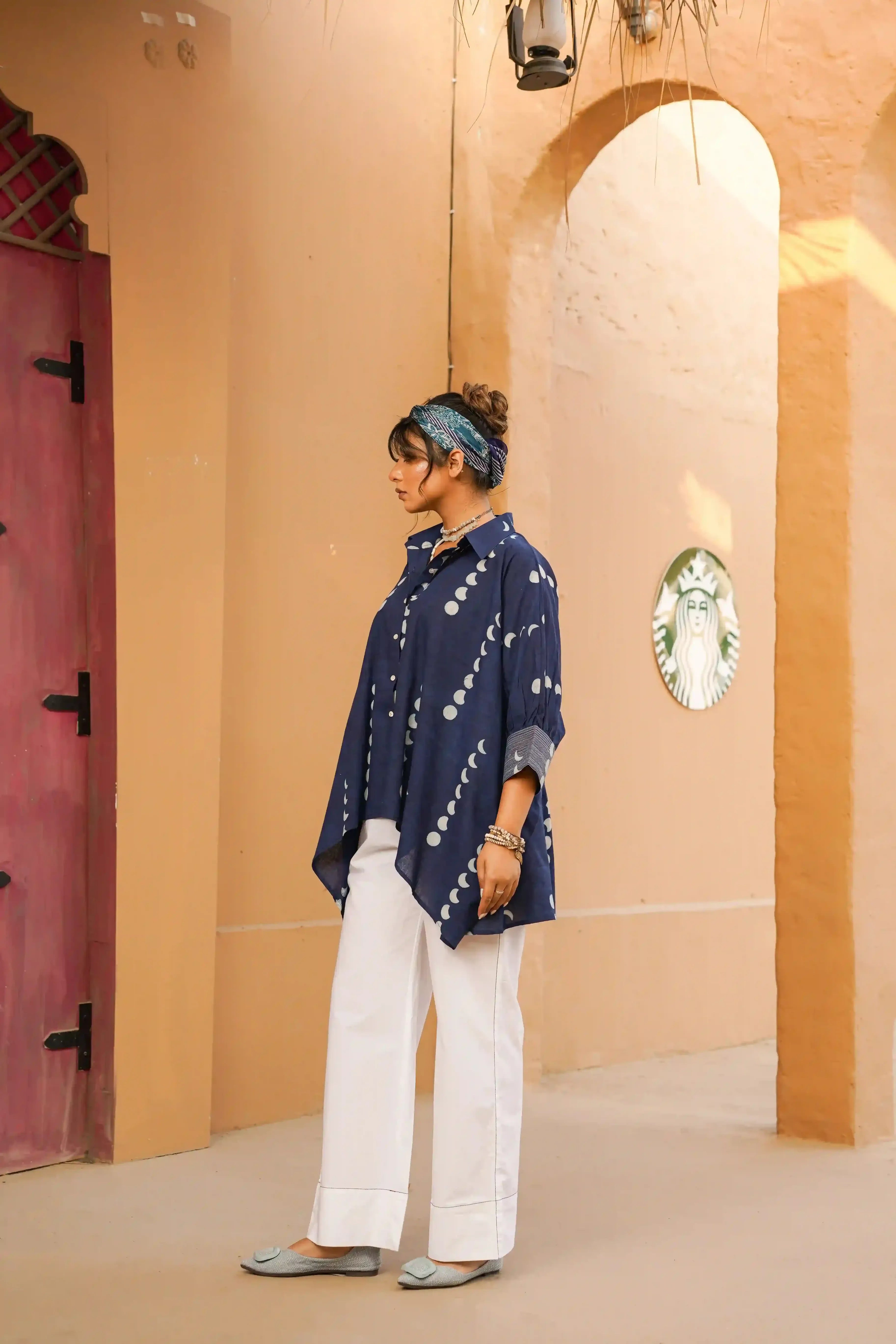 Layl Co-ord Set of Two (Indigo Blue)