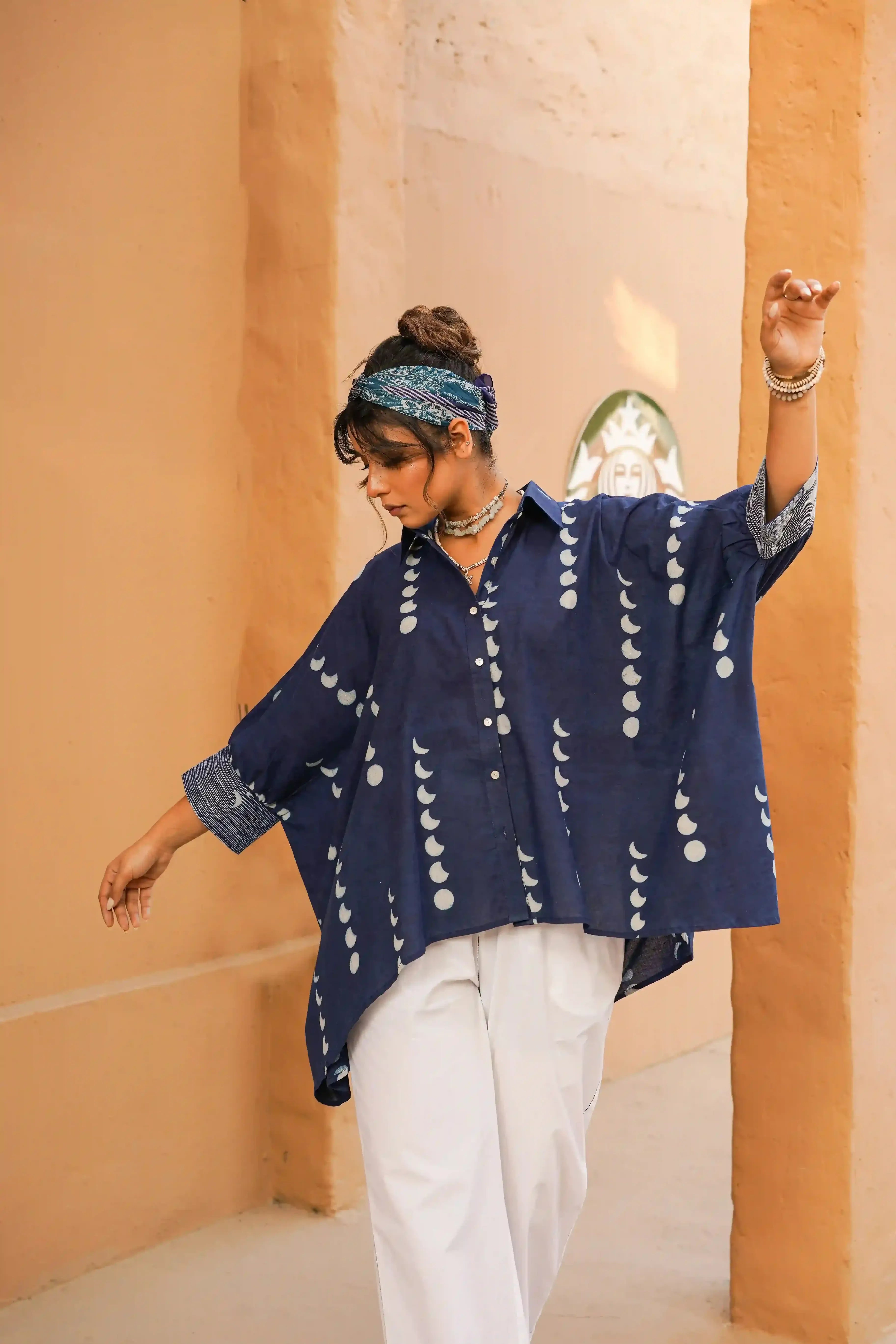 Layl Co-ord Set of Two (Indigo Blue)
