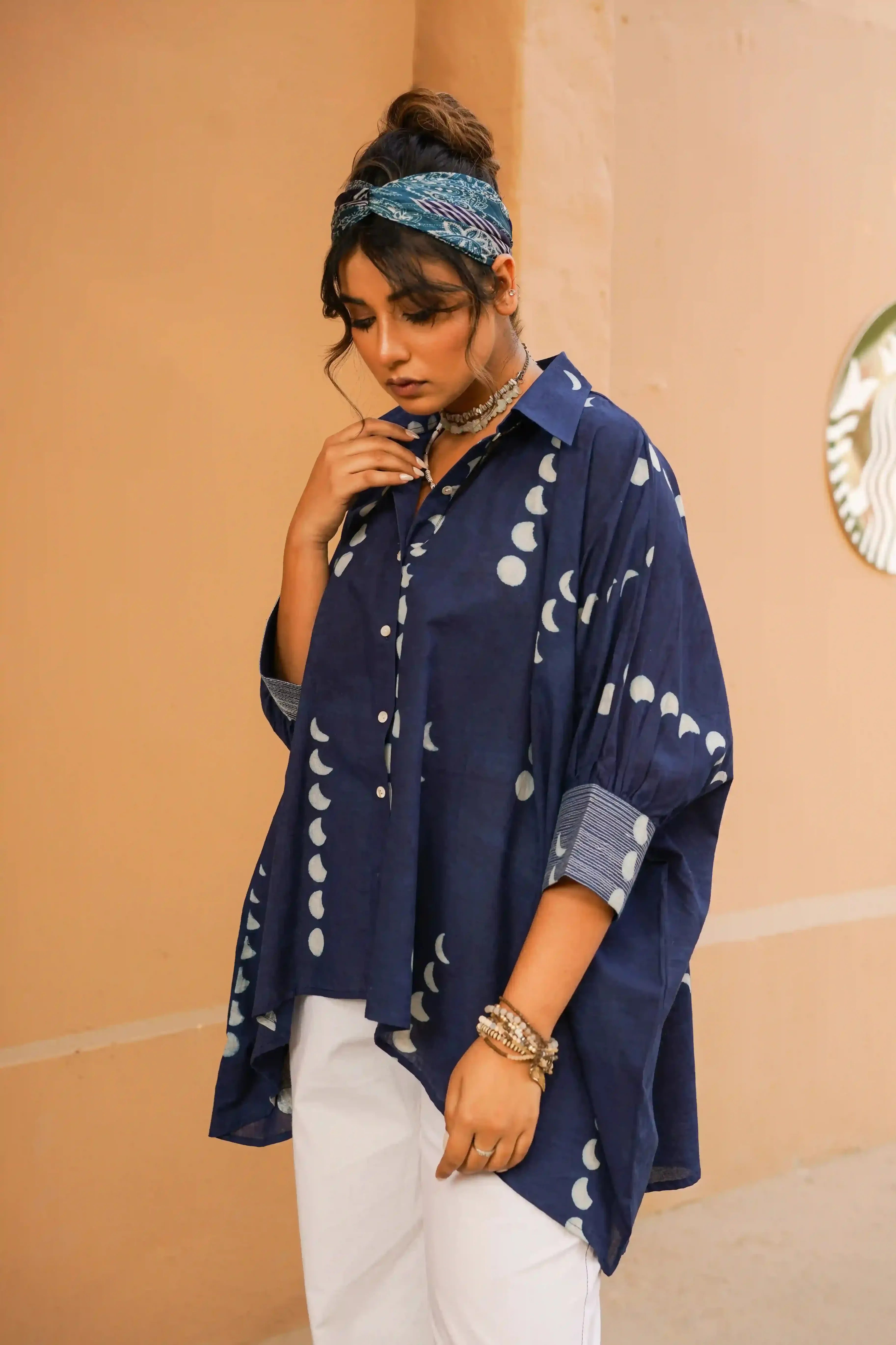 Layl Co-ord Set of Two (Indigo Blue)