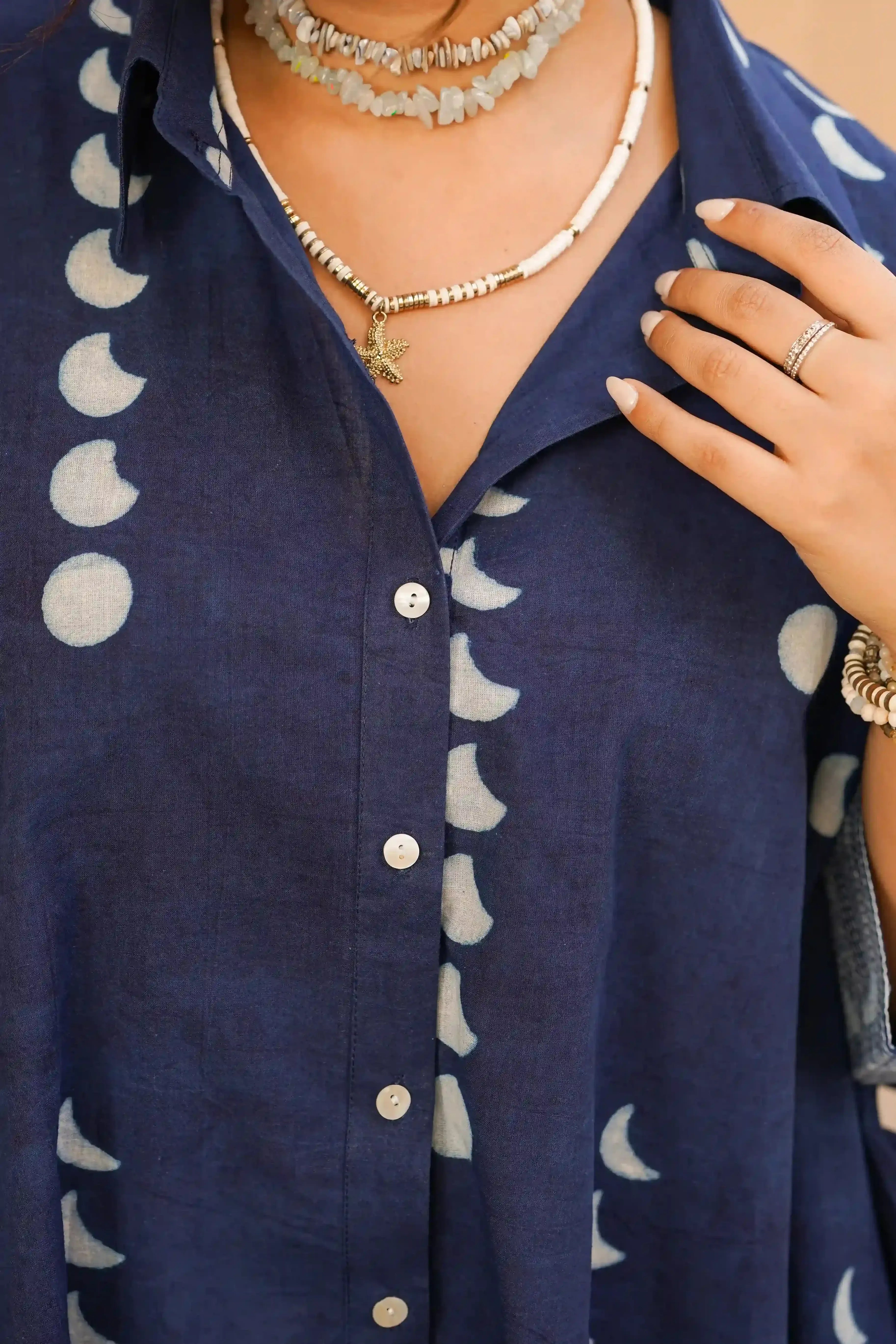 Layl Co-ord Set of Two (Indigo Blue)