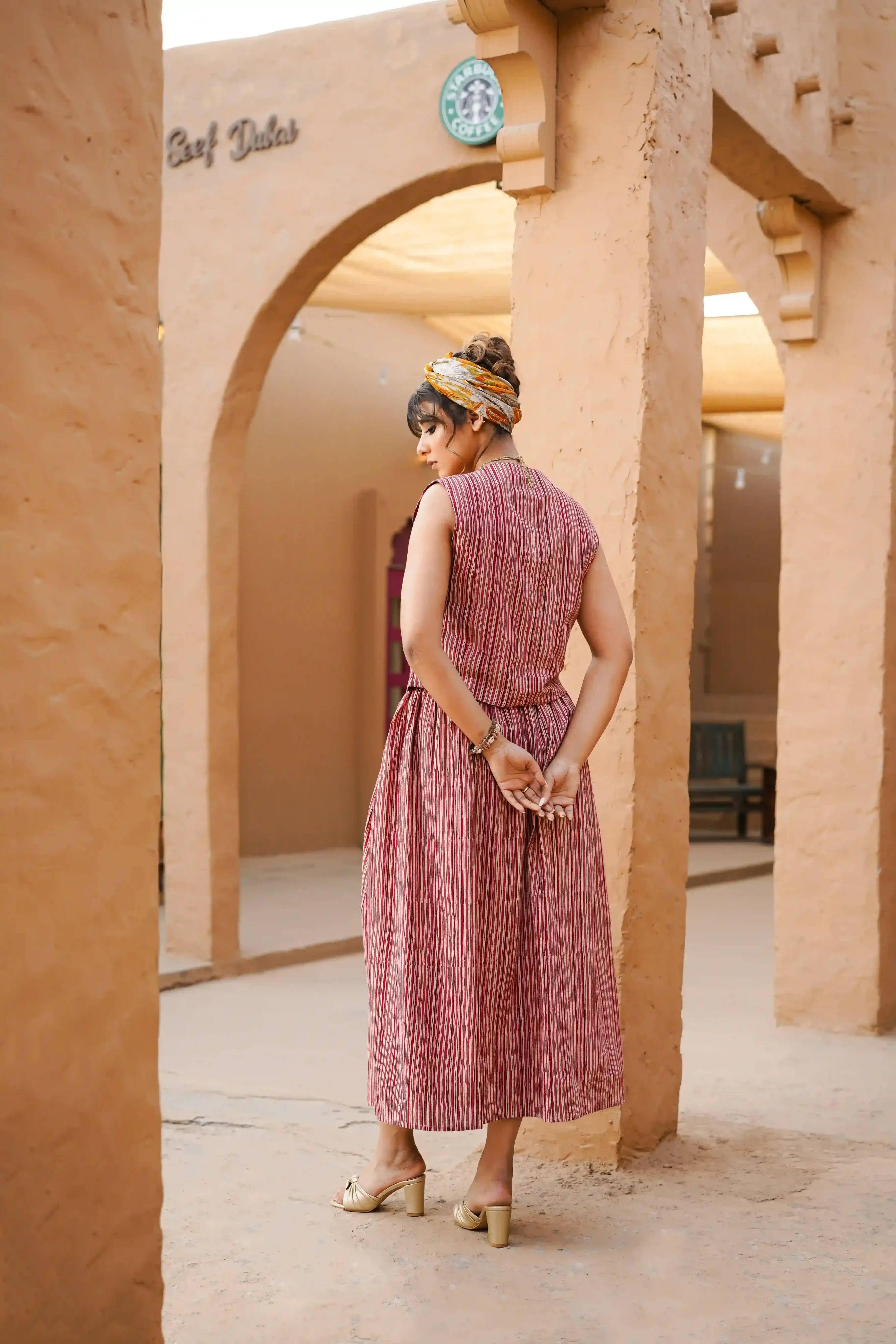 Sahar Co-ord Set of Two (Pale Pink)