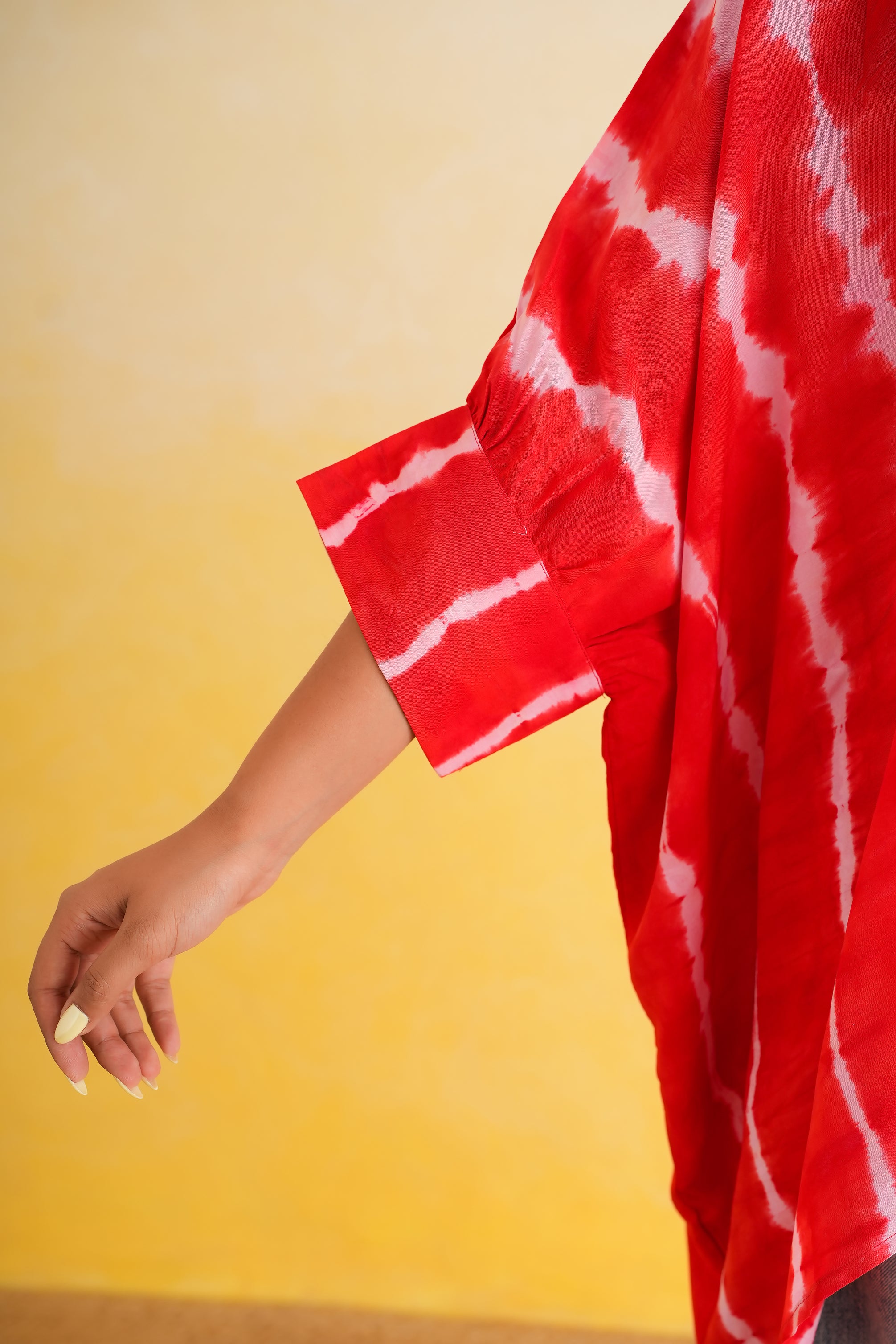 Shibori Shirt (Pink and Red)
