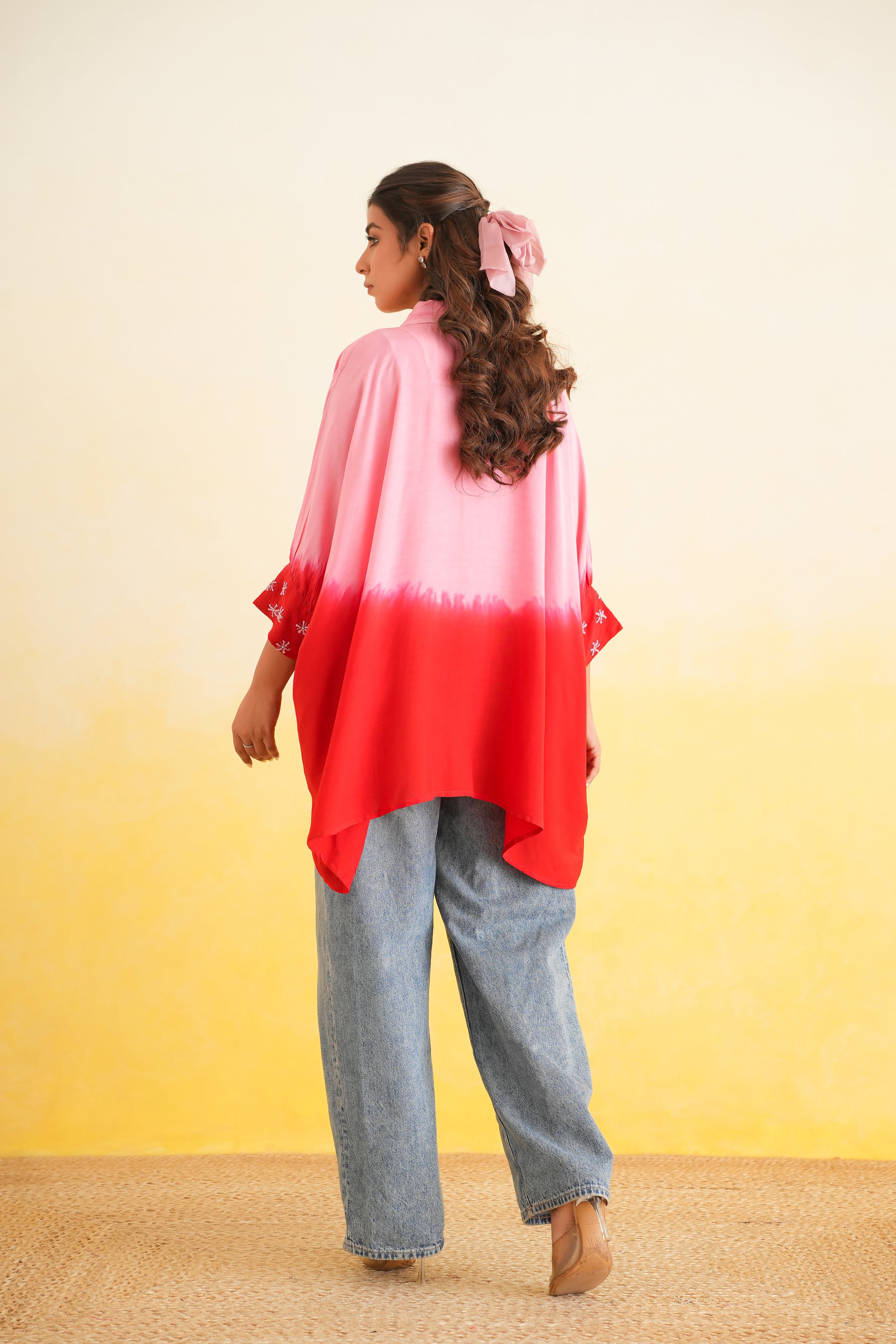 Ombre Shirt (Pink and Red)
