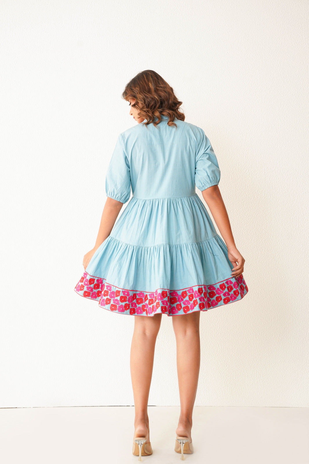 Martini Short Dress (Baby Blue)