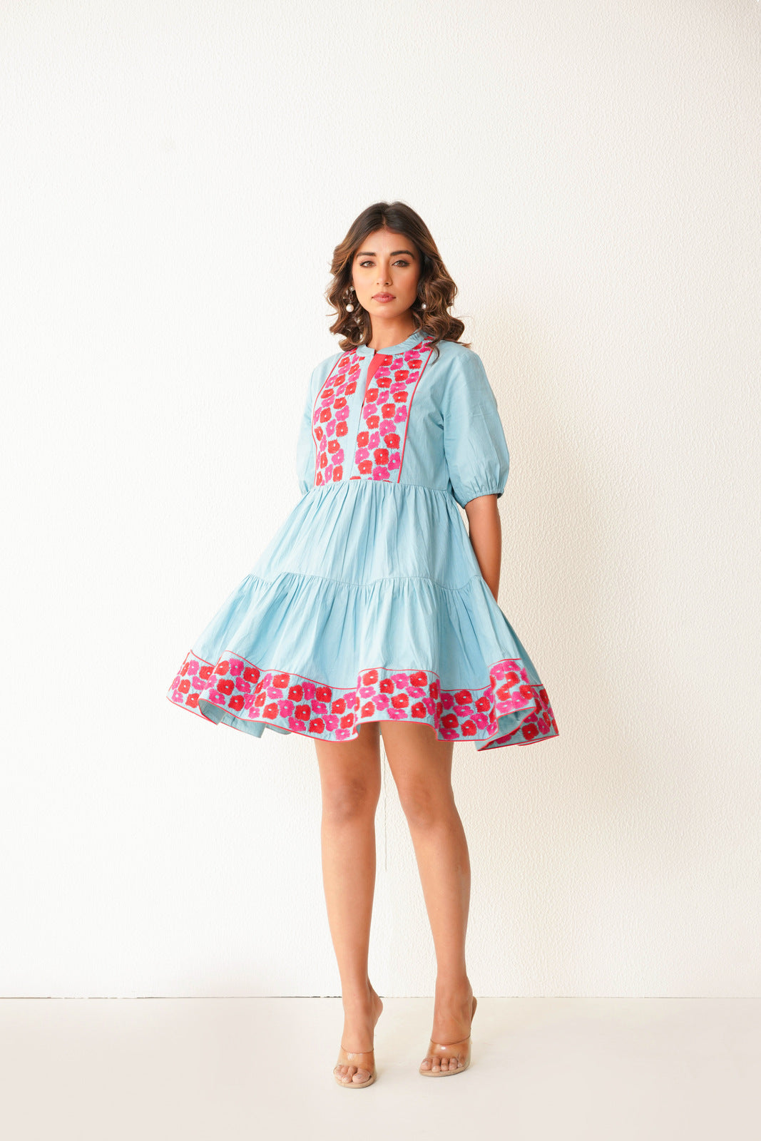 Martini Short Dress (Baby Blue)