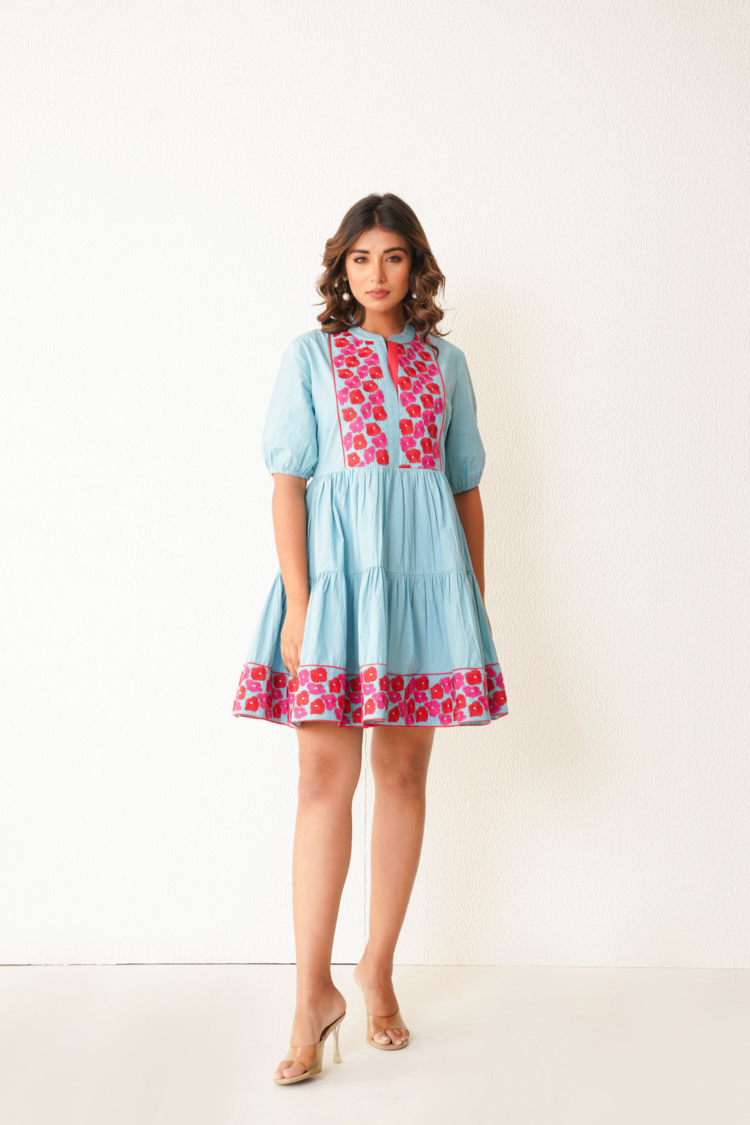 Martini Short Dress (Baby Blue)