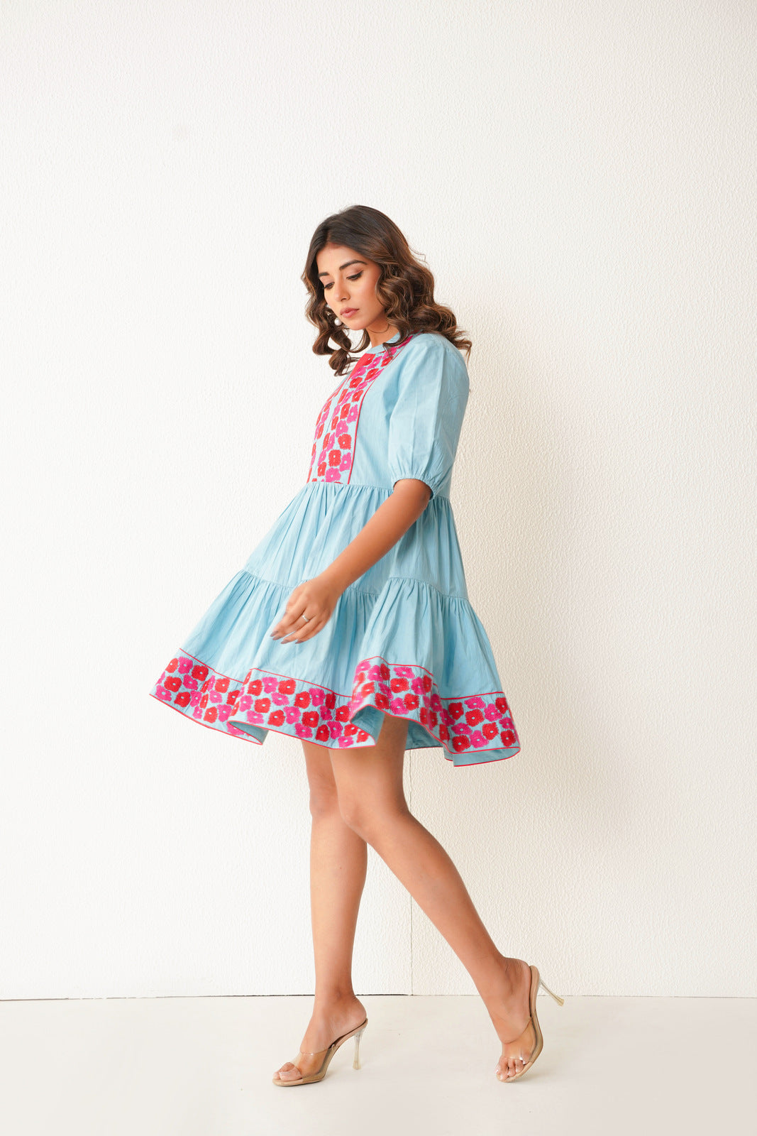 Martini Short Dress (Baby Blue)