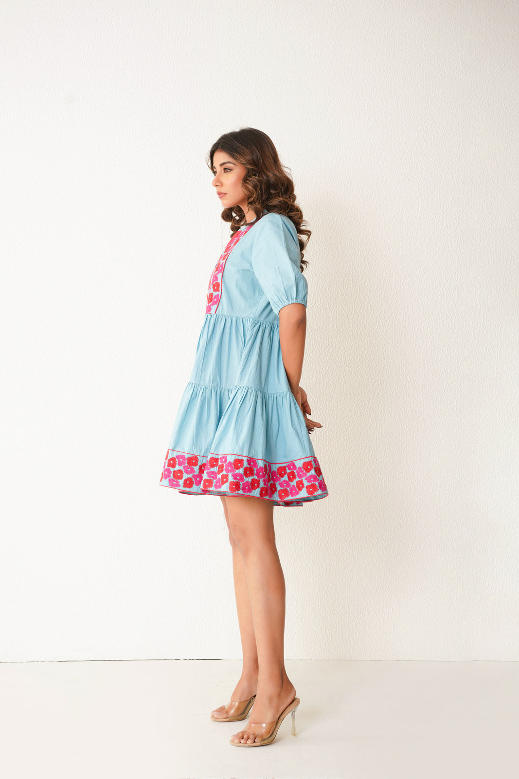 Martini Short Dress (Baby Blue)