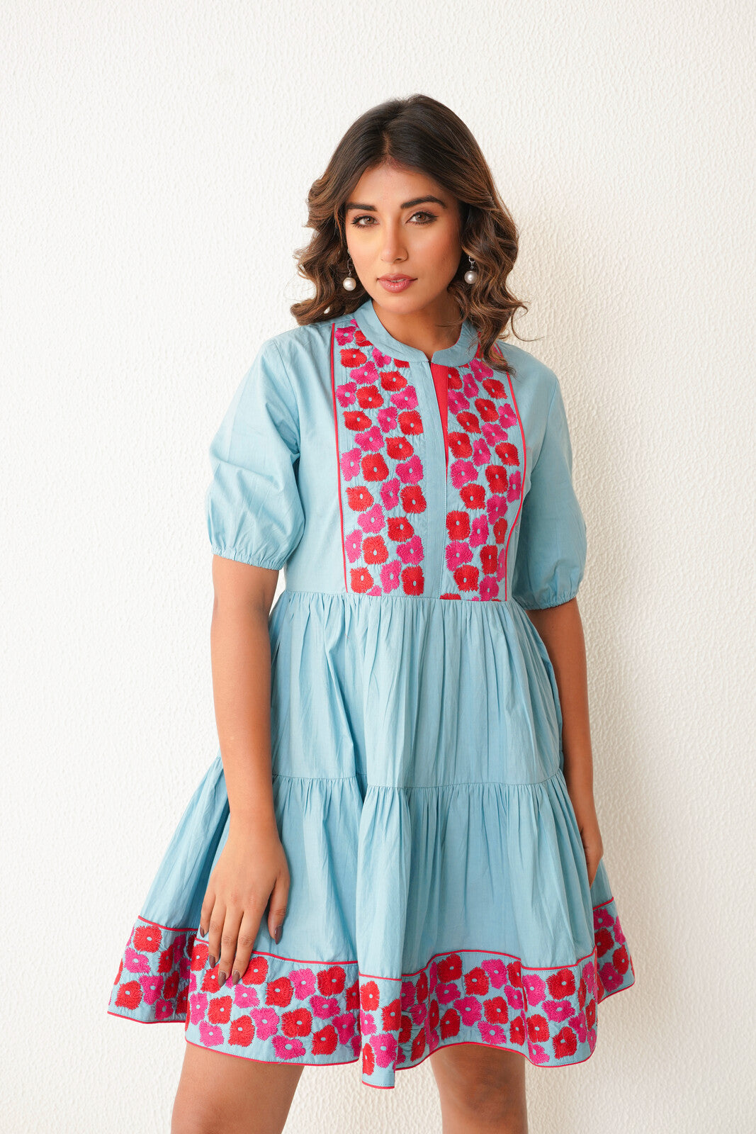 Martini Short Dress (Baby Blue)