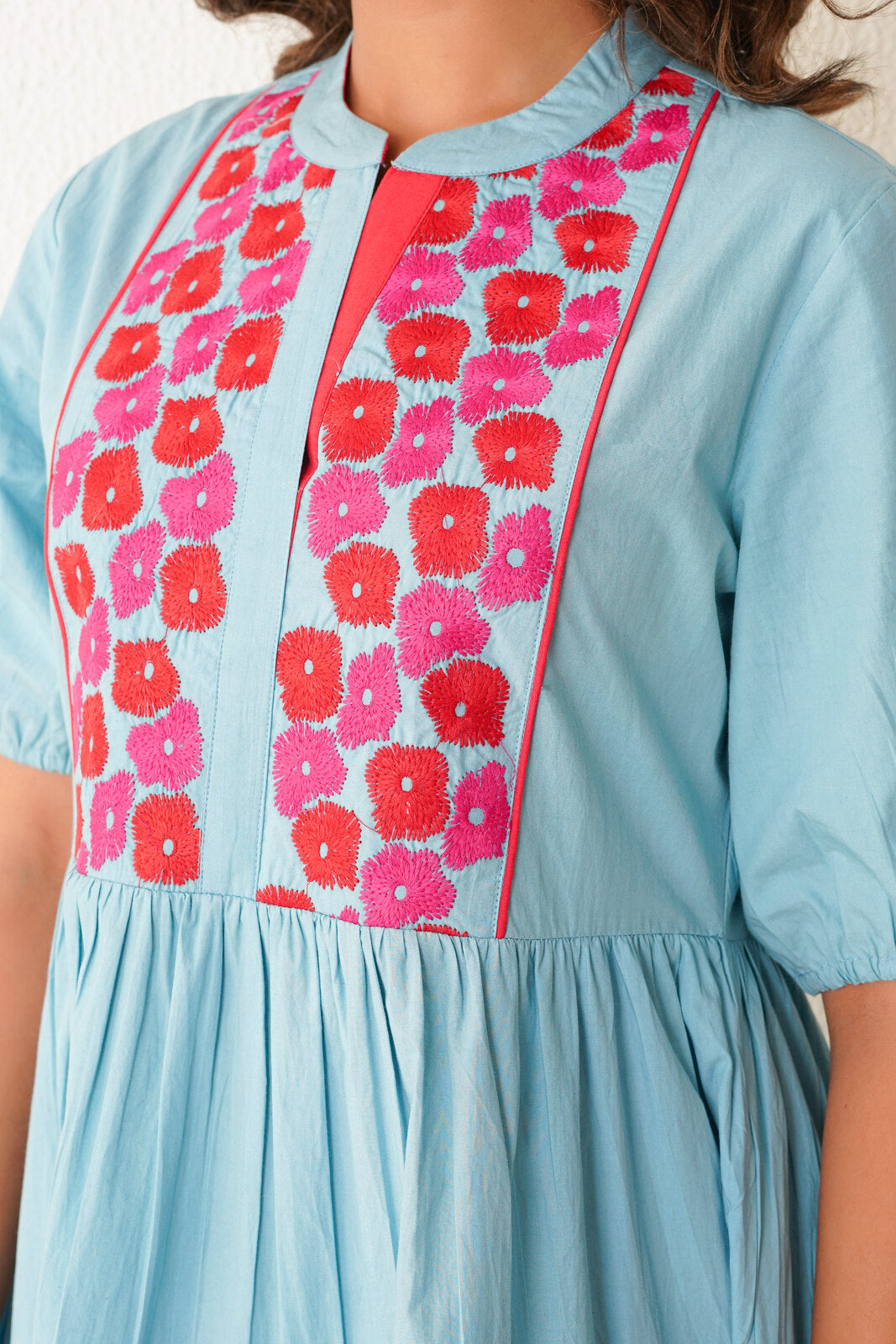 Martini Short Dress (Baby Blue)