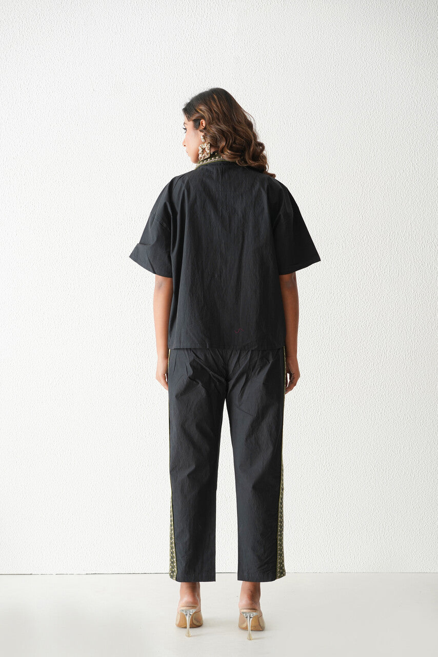 Mimosa Co-Ord Set (Black)