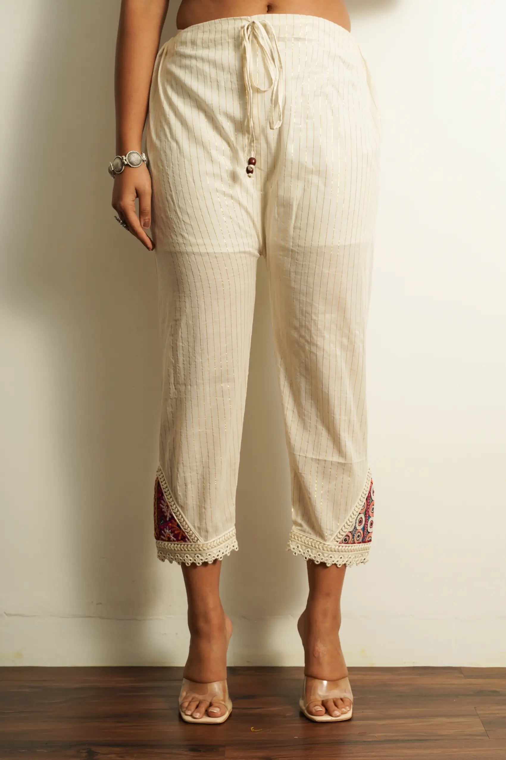 Kurta With Straight Pants - Set Of Two