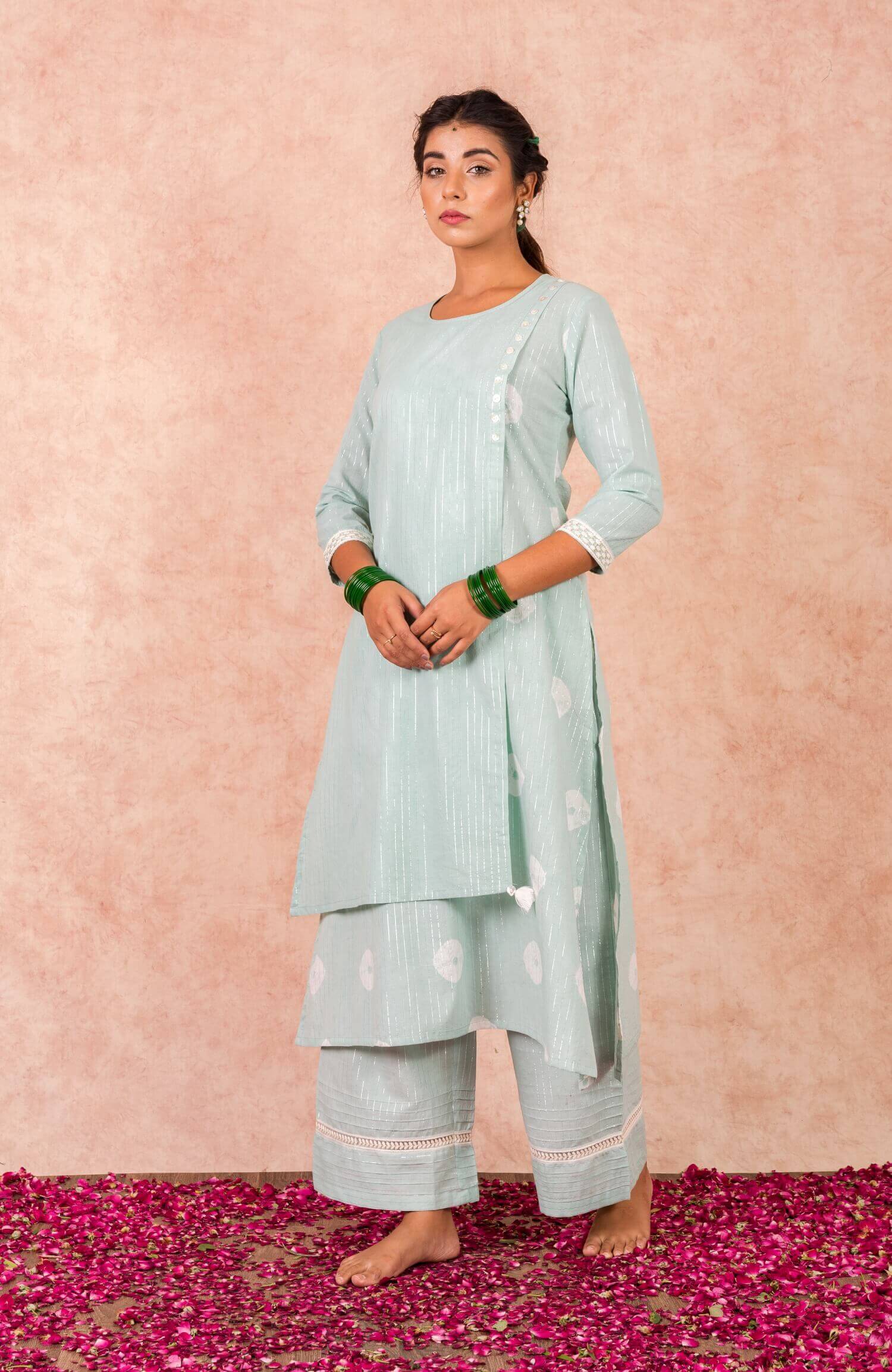 Kurta with Palazzo - Set of Two