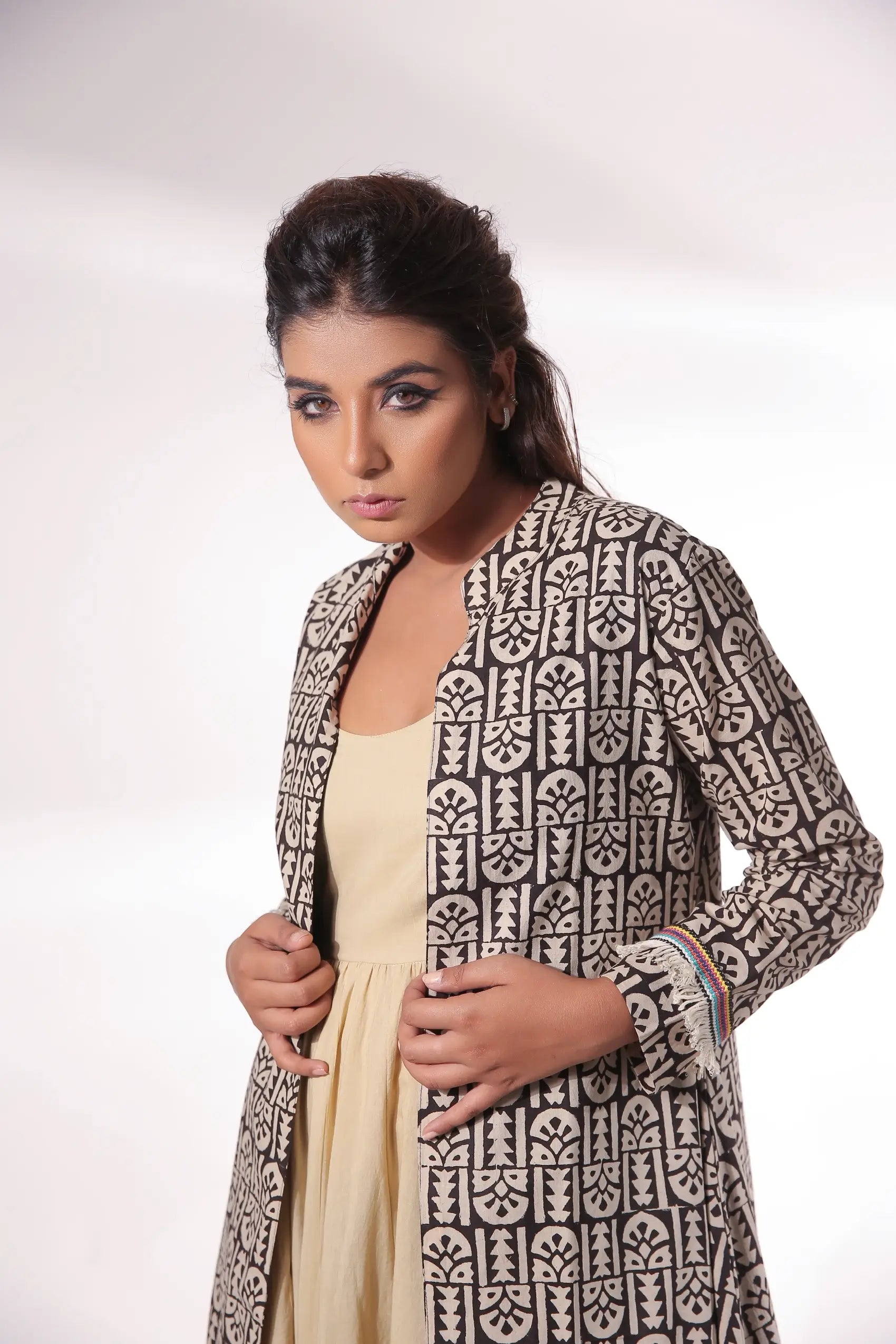 Capri - Midi Dress with Cape set of two