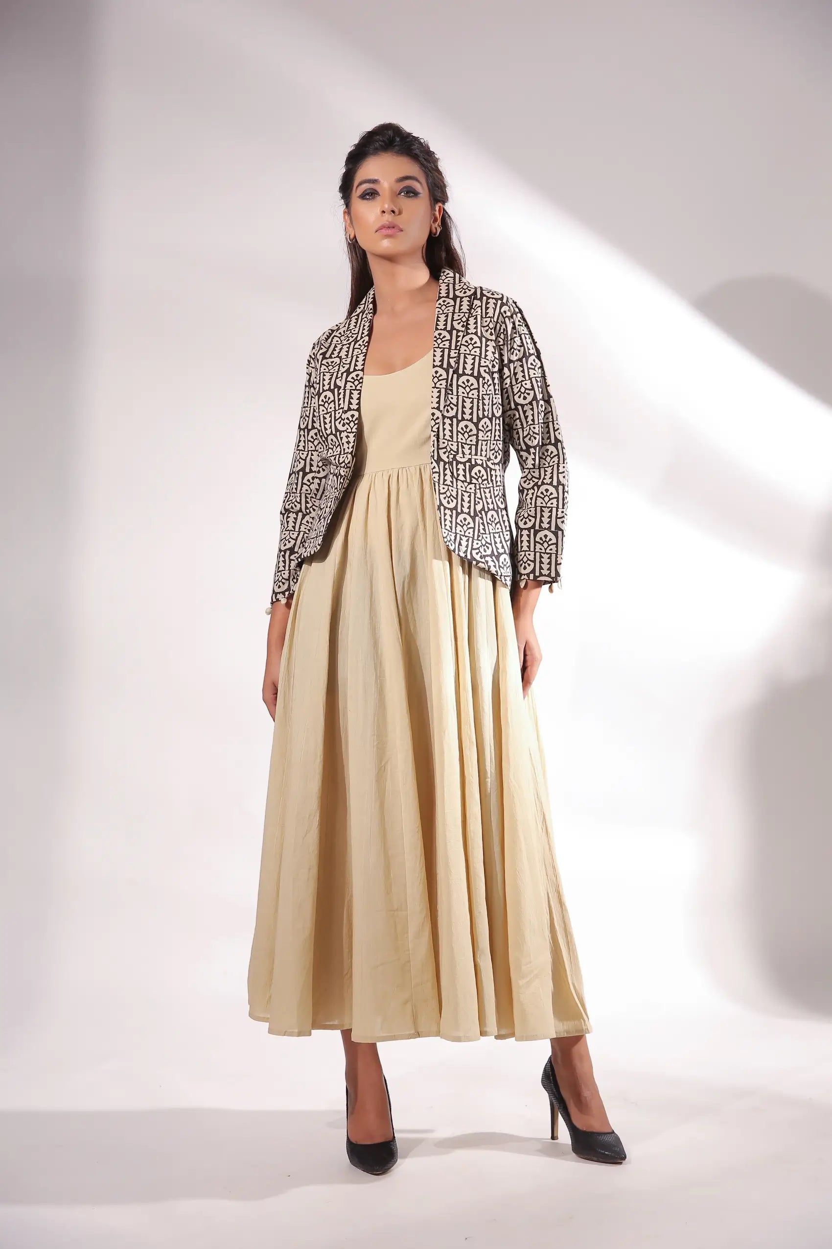 Sicily - Midi Dress with Short Jacket set of two