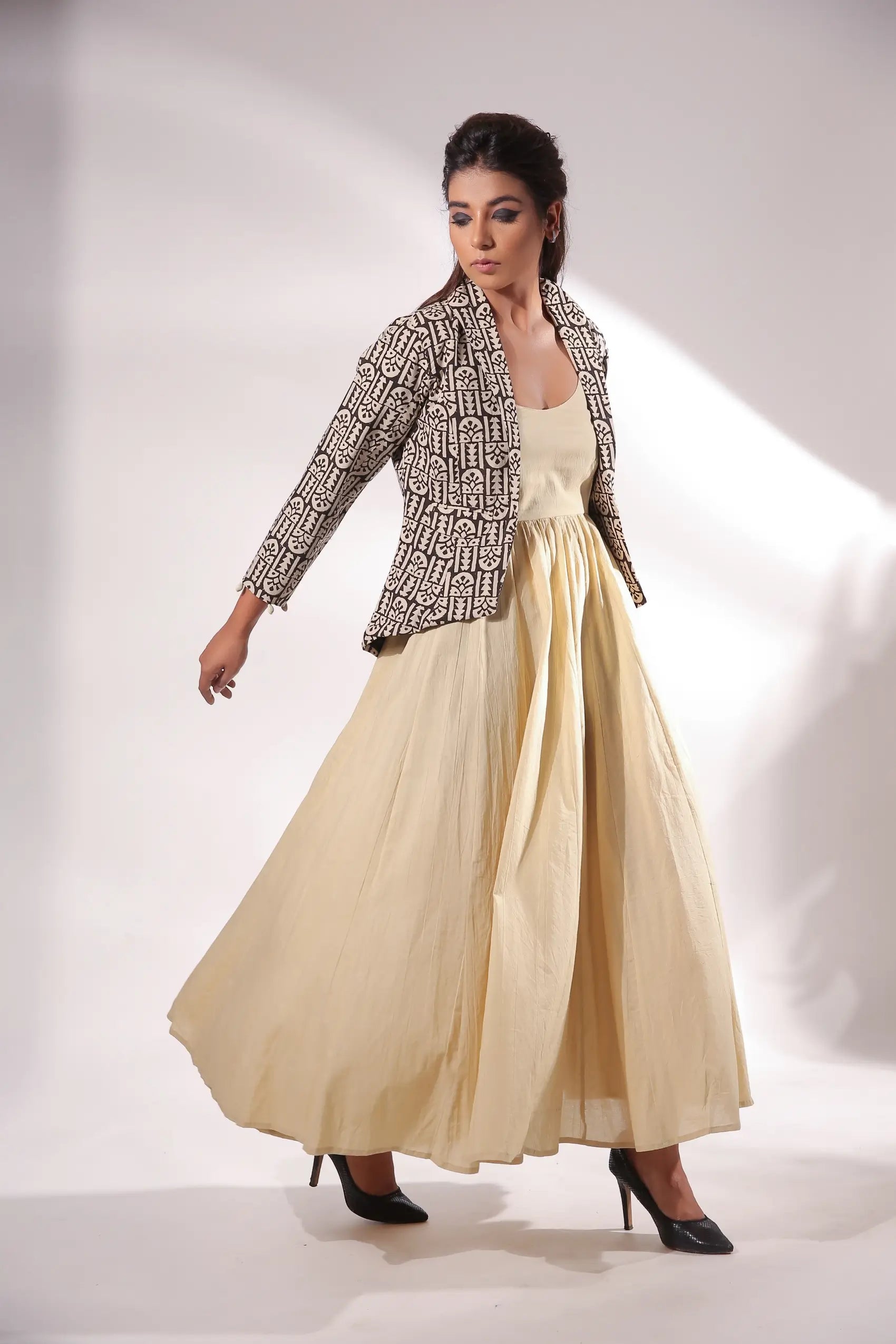 Sicily - Midi Dress with Short Jacket set of two