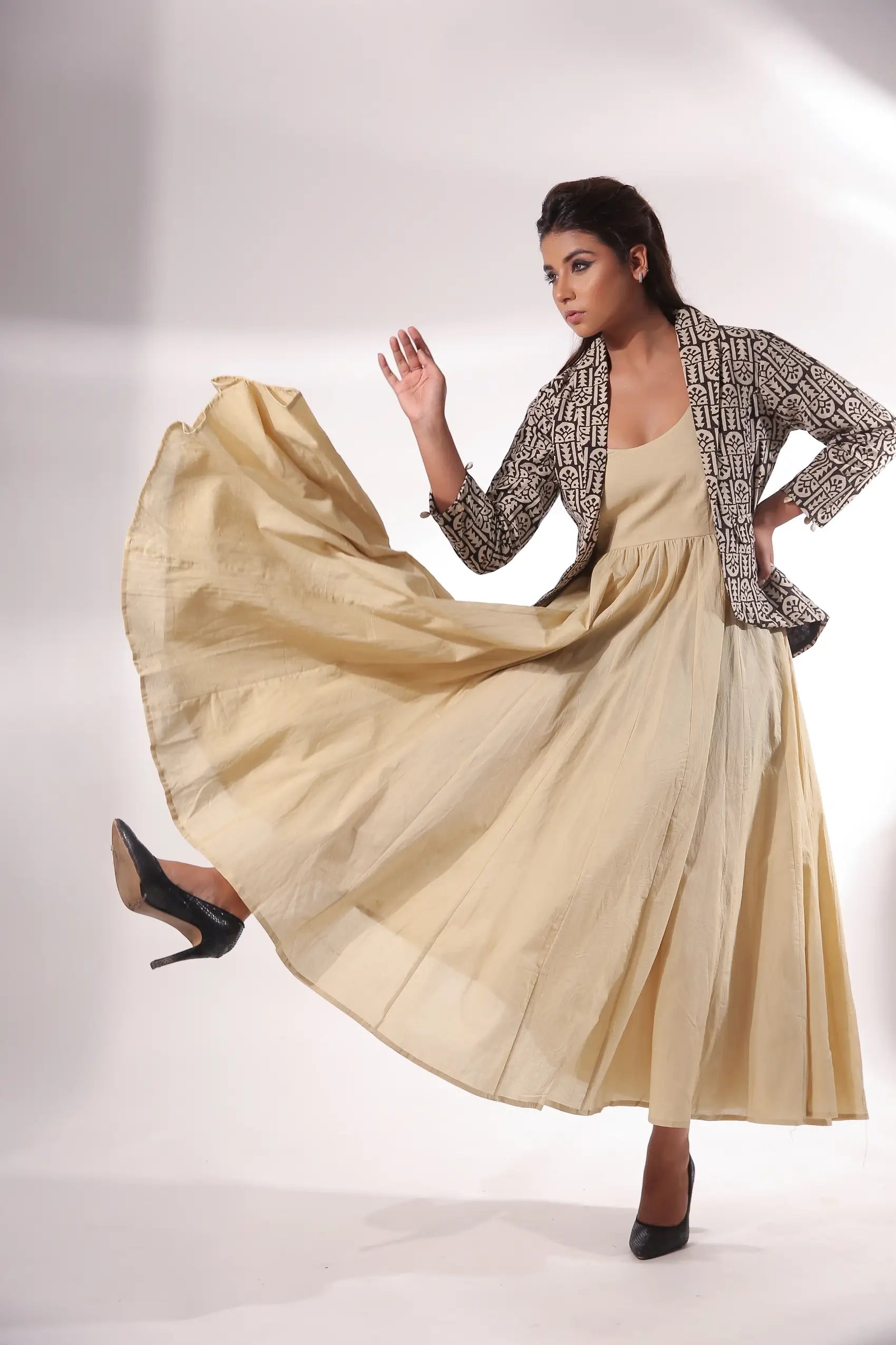 Sicily - Midi Dress with Short Jacket set of two