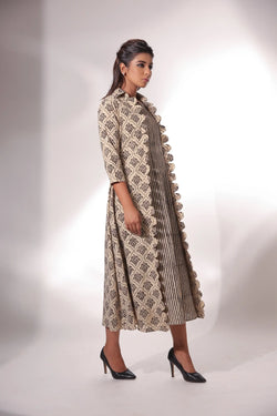 Fiji - Midi Dress with Cape set of two