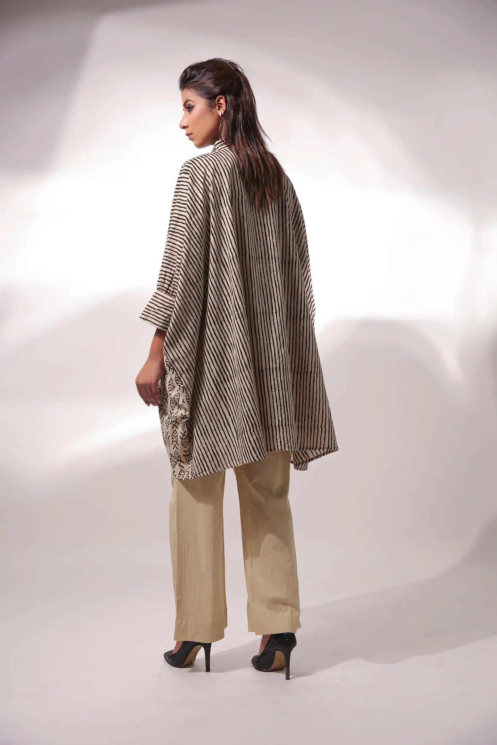 Leros - Oversized Shirt with Trousers set of two