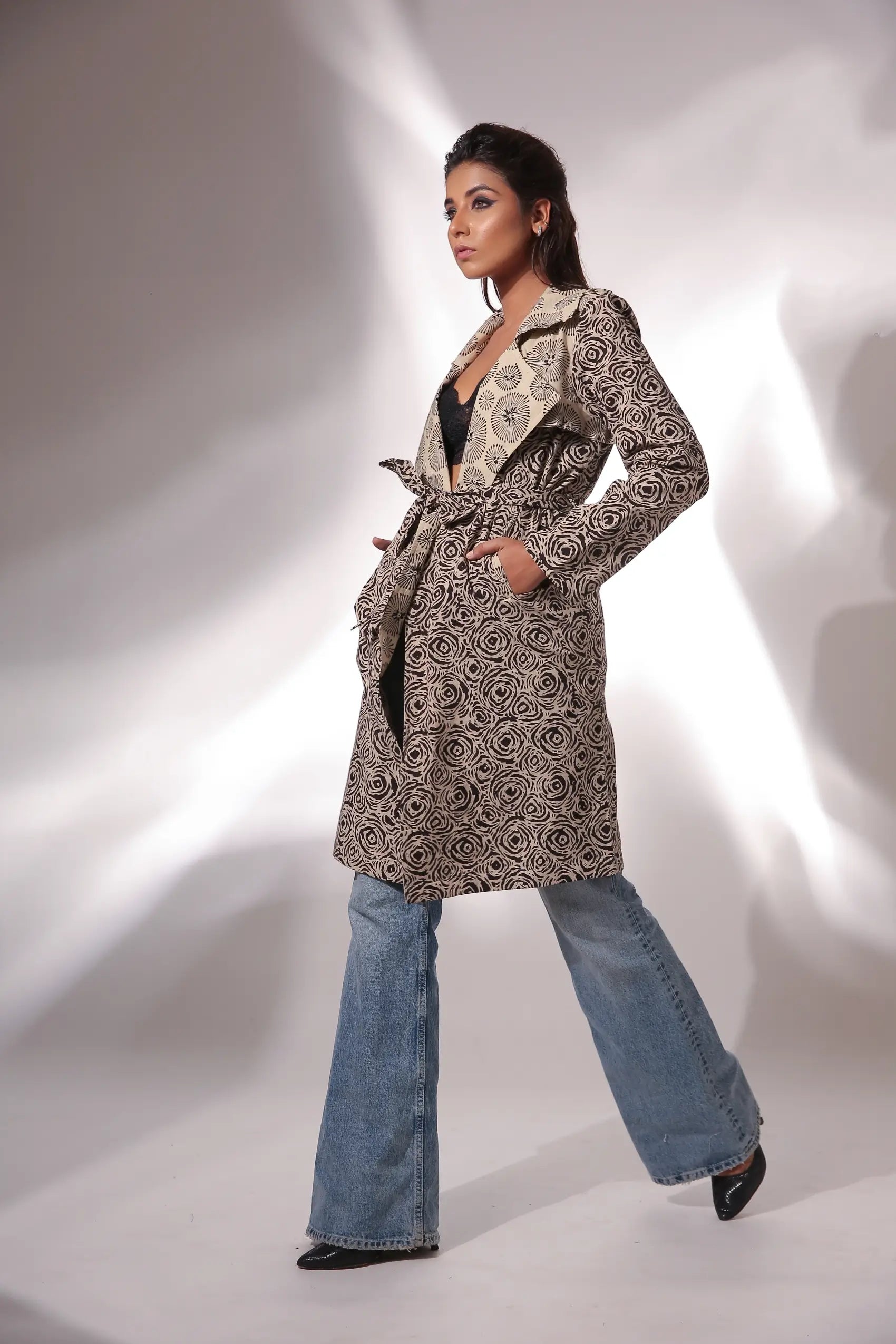 Flores - Trench Coat